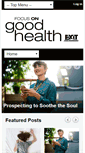 Mobile Screenshot of focusongoodhealth.com